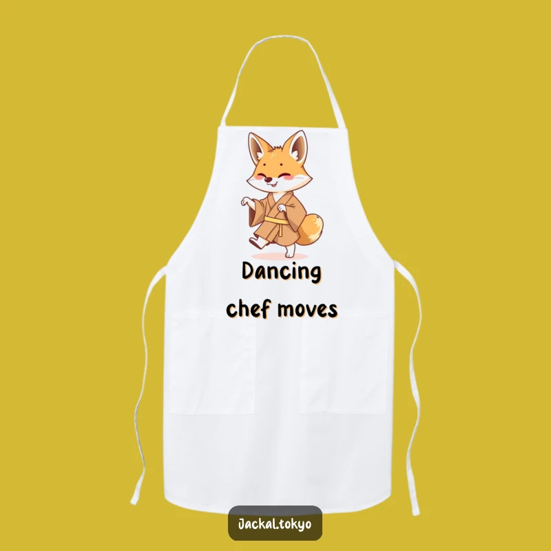 Funny Jackal Kimono Apron: Cook Up Laughs with a Dance
