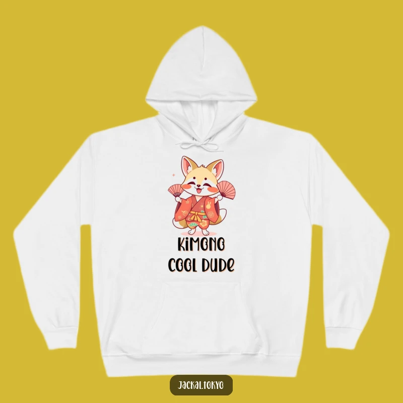 Cozy Funny Kawaii Jackal Fan Dance Hoodie: Warmth & Festive Fun